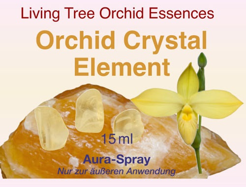 Etikett LTOE Orchideen-Essenz Orchid Crystal  Element 15ml