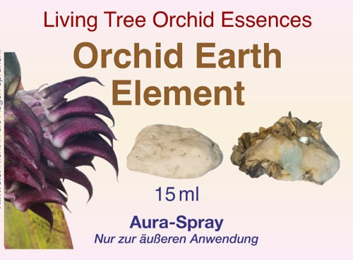 Etikett LTOE Orchideen-Essenz Orchid  Earth Element 15ml