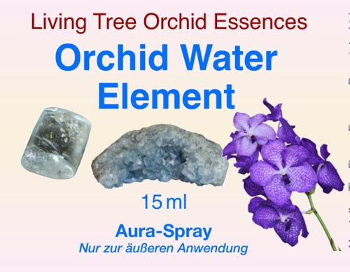 Etikett LTOE Orchideen-Essenz Orchid Water Element 15ml
