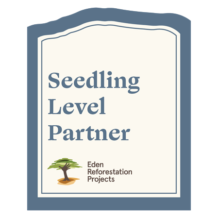 Zertifikat für Partnerschaft mit Eden Reforestation